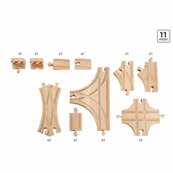 BRIO 7312350333077, Track part, 0.3 yr(s), Wood