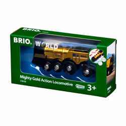 BRIO Goldene Batterielok mit Licht und Sound, 0.3 yr(s)
