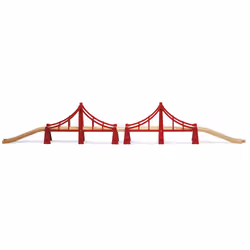 BRIO 7312350336832, Bridge set, 0.3 yr(s), Red