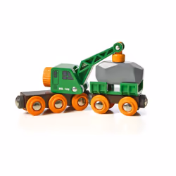 BRIO Clever Crane Wagon