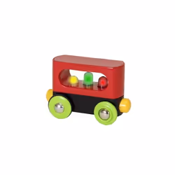 BRIO My First Railway Light up Wagon, Wagon, 1.5 yr(s), LR44, Batteries included, Black, Red