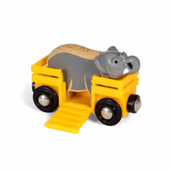 BRIO Elephant & Wagon, Explore, 0.3 yr(s), Wood, Multicolour