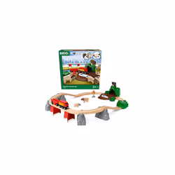 BRIO Nordic Animal Set, Railway & train model, Boy, Plastic, Wood, 26 pc(s), 0.3 yr(s), Multicolour