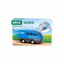 BRIO World Pull Back Train 36019 Wooden Train