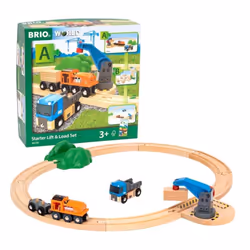 BRIO World Train Set Starter Lift & Load Set, Assorted, 3 yr(s), Multicolour