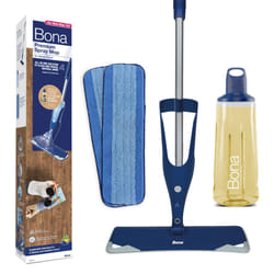 Premium Spray Mop Kit for Oiled Wood Floors, Bona Floor Mops for Cleaning Floors, Incl. 1x Bona Oiled Wood Floor Cleaner Liquid Cartridge 850ml and 2x