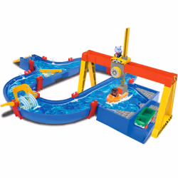 Aquaplay ContainerPort, Waterway canal system, 3 yr(s), Blue, Multicolour
