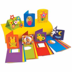 Springboard 10485 Coloured Aperture Greetings Card Blanks (Pack of 40)