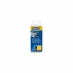 Rapid High-Performance Staples for Textiles, Finewire No. 13, Leg Length 8mm, Staple Gun Staples, Galvanised Steel, 5000 Pieces, Boxed (40303080)