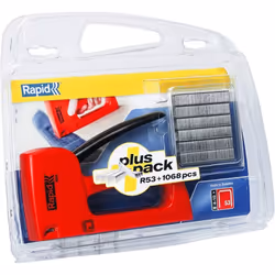 Rapid R53 Staple Gun With Staples, For Furniture Upholstery, Decorative Work, Diy Applications, Plastic Body