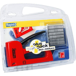 Rapid R53 Staple Gun With Staples, For Furniture Upholstery, Decorative Work, Diy Applications, Plastic Body