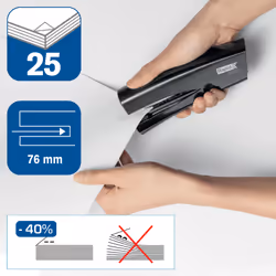 Rapid 24509000 stapler Flat clinch Black - Additional view 2