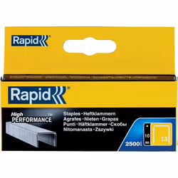 Rapid High Performance Staples, No.13, Leg Length 10 mm, 11840625 - 2500 Pieces