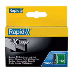 Rapid No. 140 Flatwire staple Stainless steel 10 mm - Additional view 2
