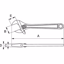 Bahco 80 series adjustable wrench - Additional view 7