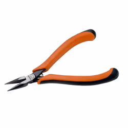 Bahco Snipe nose pliers, 9 mm, 2.44 cm, 6.8 mm, Polypropylene (PP), Thermoplastic, Black, Orange, 135 mm
