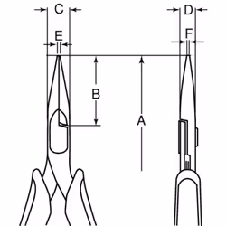 Bahco Snipe nose pliers