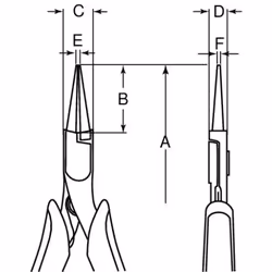 Bahco Round nose pliers