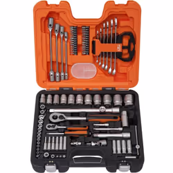 Bahco Socket Set 1/4ÂÂ and 1/2ÂÂ 92 pcs