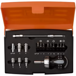 Bahco Stubby Ratcheting Screwdriver Set 808050S-18