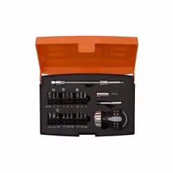 Bahco 808050s22 Stubby Ratchet Screwdriver Set (22 Pieces)