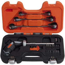 BAHCO Pistol Handle Ratcheting and Ratchet Wrench Set Hand Tool 808050P-25