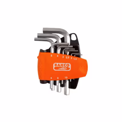 Bahco - BE-9878 Metric Hex L-Key Set, 9 Piece