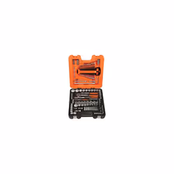 Bahco S138 Socket Set of 138 Metric 1/4in, 3/8in, & 1/2in