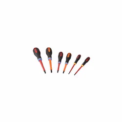 Bahco BE-9884S Mixed Insulated ERGO Screwdriver Set 6 Piece SL/PH/PZ
