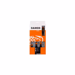 Bahco B219.005 BHB219.005 Fit Slotted/Ph Screwdriver Set, Multi-Colour