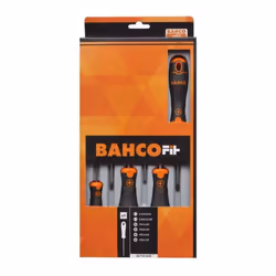 Bahco Fit Screwdriver Set Slotted/PH/PZ 6 pcs B219.026