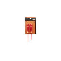 B220.002 "Fit" Slotted 3.0/Ph1 Insulated Screwdriver Set, Multi-Colour