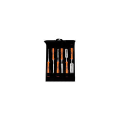 Bahco 424P-S6-PP 424-P Bevel Edge Chisel Set 6 Piece in Pouch
