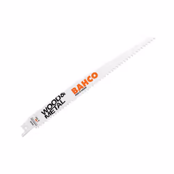 Bahco Wood & Metal Bi-Metal Reciprocating Blade 228mm 6 TPI (Pack 5)