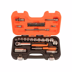 Bahco SL34 3/8in Drive Socket & Mech Set of 34 Metric