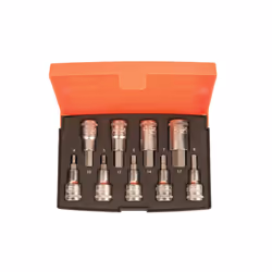 Bahco S9HEX 1/2in Drive Socket Set of 9 Metric
