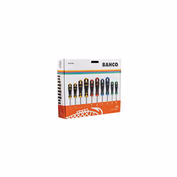 BahcoFit Coloured Handle Screwdriver Set, 10 Piece