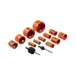 Bahco 3834-PROMO-122 Plumber's Bi-Metal Holesaw Set, 14 Piece
