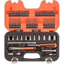 Bahco SL65 Slim Socket Set of 65 Metric 1/4in Drive