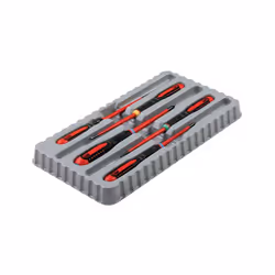 Bahco - BE-9872SL ERGO VDE Insulated Screwdriver Set, 5 Piece