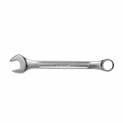 Bahco Combination wrench, metric, 30 mm, Chrome, Chrome Alloy steel, Chrome, Matte, 15°