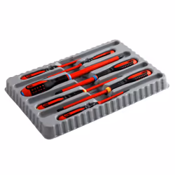 Bahco BE-9888S VDE ERGO Screwdriver Set 7 Piece SL/PZ