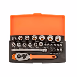 Bahco 25pc Socket Set - 1/4 Inch Drive