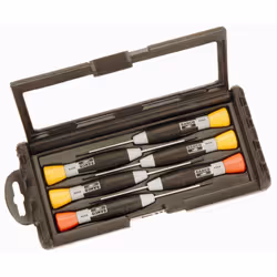 706-3 Precision Screwdriver Set Slotted, Multi-Colour