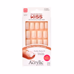 KISS Salon Acrylic Natural Nails 28pc Euphoria KSAN02