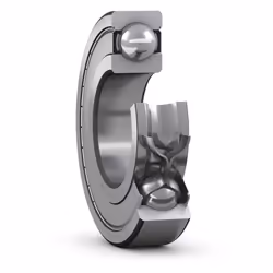 SKF 6005-2Z Deep Groove Ball Bearing Double Shielded Standard Cage