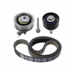 Timing belt kit; SKF; 163 with rounded tooth profile; for VOLKSWAGEN, SKODA, AUDI, SEAT, VW; 04C109244B, 04C109244D, 04C10947 ...
