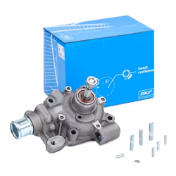 Water pump; SKF; with gaskets/seals with studs Cast Iron for V-ribbed belt use; for RENAULT TRUCKS, IVECO, RENAULT; 500362859 ...