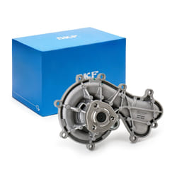 SKF VKPC 81814 Water pump with gaskets/seals Sheet Steel for V-ribbed belt use AUDI: Q5, A4 B8 Avant, A5 B8 Sportback, PORSCHE: Cayenne