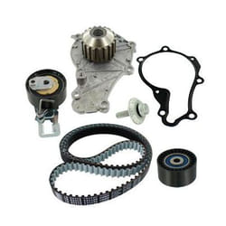 SKF VKMC 03318 Water Pump + Timing Belt Kit with gaskets/seals 141 for timing belt drive with trapezoidal tooth profile Plastic FORD: FOCUS 3 Turnier